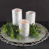 image:imageFlameless LED Candles  6Piece Remote Controlled Flameless Candle Set for Home Wedding Bridal Shower and Christmas Dcor by Lavish Home SilverSilver