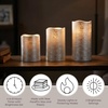 image:imageFlameless LED Candles  6Piece Remote Controlled Flameless Candle Set for Home Wedding Bridal Shower and Christmas Dcor by Lavish Home SilverSilver