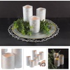 image:imageFlameless LED Candles  6Piece Remote Controlled Flameless Candle Set for Home Wedding Bridal Shower and Christmas Dcor by Lavish Home SilverSilver
