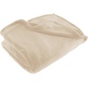 image:imageFlannel Fleece Blanket  60x70 Oversized Soft and Plush Microfiber Throw  Lightweight Decor for Beds Sofas and Chairs by Lavish Home BlueDesert Tan