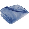 image:imageFlannel Fleece Blanket  60x70 Oversized Soft and Plush Microfiber Throw  Lightweight Decor for Beds Sofas and Chairs by Lavish Home BlueInfinity Blue