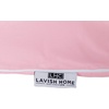 image:imageFull Body Pillow  7in1 Pillow with Removable Cover  Comfortable UShape for Support Sleeping Lounging Studying and More by Lavish Home WhitePink