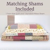 image:imageHome Bedford 2Piece Quilt Bedding Set  Savannah Classic Patchwork Twin Quilt with Pillow Sham  Machine Washable Lightweight Bedding MulticolorTwin