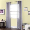image:imageHome Lavish Mia Jacquard Grommet Curtain Panel  GreyGrey
