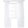 image:imageHome Lavish Mia Jacquard Grommet Curtain Panel  GreyWhite