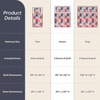 image:imageLavish Home 3Piece Floral Coquette Quilt Set  Mallory Classic Patchwork FullQueen Bedding with 2 Pillow Shams  Lightweight Machine Washable Multicolor Bedding SetFullQueen