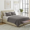 image:imageLavish Home 3Piece King Quilt Bedding Set  Bedspread and 2 King Pillow Shams with Embossed Diamond Pattern  Lightweight Bed Set for All Seasons  Soft Microfiber Coverlet BlueGray