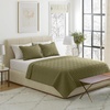 image:imageLavish Home 3Piece King Quilt Bedding Set  Bedspread and 2 King Pillow Shams with Embossed Diamond Pattern  Lightweight Bed Set for All Seasons  Soft Microfiber Coverlet BlueOlive Green