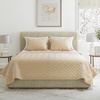 image:imageLavish Home 3Piece King Quilt Bedding Set  Bedspread and 2 King Pillow Shams with Embossed Diamond Pattern  Lightweight Bed Set for All Seasons  Soft Microfiber Coverlet BlueNatural
