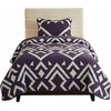 image:imageLavish Home 3Piece Queen Quilt Bedding Set  Bedspread and 2 Pillow Shams with Stylish Geometric Pattern  Lightweight Queen Bed Set for All Seasons  Soft Microfiber Coverlet NavyWhiteNavy Blue and White