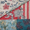 image:imageLavish Home 3Piece Quilt Set Queen Size  Mallory Classic Patchwork FullQueen Size Quilt with 2 Bed Pillow Shams  Machine Washable Lightweight Bedding Multicolor