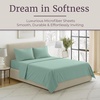 image:imageLavish Home 4 Piece Bed LinensFitted amp Flat 2 Pillowcases Full Sage Green Brushed Microfiber Sheet SetSage Green