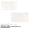 image:imageLavish Home 80PFM10 Pillow 12x20 White