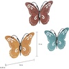 image:imageLavish Home Butterfly Metal Wall Art 3PieceSet3Piece