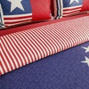 image:imageLavish Home Collection 3Piece Quilt and Bed Set  Hypoallergenic Microfiber Glory Bound Patriotic Americana Flag Print AllSeason Blanket with Shams King