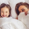 image:imageLavish Home Down Mattress Topper  King 4Inch Duck and Goose Feather Bed with Cotton Mattress Topper Cover  Plush Pillow Top for Cushion and Support White
