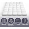 image:imageLavish Home Down Mattress Topper White 80 x 60 x 4