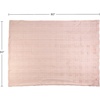 image:imageLavish Home Faux Fur Blanket  60x80Inch Queen Size Throw Blanket with Plush Faux Fur Front and Mink Back  Bedding for Sofas and Beds CreamPink