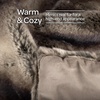 image:imageLavish Home Faux Fur Throw Blanket  60x70Inch Twin Blanket for Couch Bed or Chair  Soft Throw with Plush Faux Rabbit Fur and Warm Sherpa for Living Room Bedroom and Home Decor IvoryGray and Brown