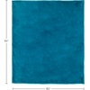 image:imageLavish Home Faux Fur Throw Blanket Beige 91 x 81Aqua