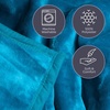image:imageLavish Home Faux Fur Throw Blanket Beige 91 x 81Aqua