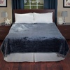 image:imageLavish Home Faux Fur Throw Blanket Beige 91 x 81Gray