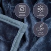 image:imageLavish Home Faux Fur Throw Blanket Beige 91 x 81Gray