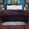 image:imageLavish Home Faux Fur Throw Blanket Beige 91 x 81Purple
