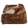 image:imageLavish Home Faux Fur Throw Blanket Brown 60 x 70Caramel Brown