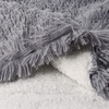 image:imageLavish Home Faux Fur Throw Blanket Brown 60 x 70Gray and Cream