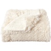 image:imageLavish Home Faux Fur Throw Blanket Brown 60 x 70White