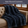 image:imageLavish Home Faux Fur Throw Blanket Gray 91 x 81