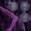 image:imageLavish Home Faux Fur Throw Blanket Purple 91 x 81Purple
