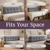 image:imageLavish Home HEADBOARD Pillow Grey KQueen