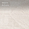 image:imageLavish Home Jacquard Sherpa 50 x 60 GreyCream