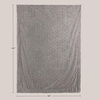 image:imageLavish Home Jacquard Sherpa 50 x 60 GreyGrey