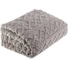 image:imageLavish Home Jacquard Sherpa 50 x 60 GreyGrey