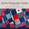 image:imageLavish Home King Caroline Patriotic Quilt Set 3PieceSetFullQueen
