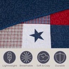 image:imageLavish Home King Caroline Patriotic Quilt Set 3PieceSetFullQueen