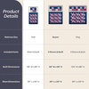 image:imageLavish Home King Caroline Patriotic Quilt Set 3PieceSetTwin