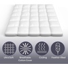 image:imageLavish Home King Down Mattress Topper White 80 x 78White