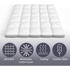 image:imageLavish Home King Down Mattress Topper White 80 x 78White
