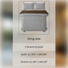 image:imageLavish Home King Size Comforter Set  3Piece MinkStyle Faux Fur Blanket and 2 Shams  Cozy MachineWashable King Bedding Set GreyChocolateBlack