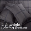 image:imageLavish Home King Size Comforter Set White 3PieceSet 102 x 90Grey
