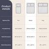 image:imageLavish Home King Size Comforter Set White 3PieceSet 102 x 90White