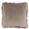 image:imageLavish Home Oversized Floor or Throw Pillow Square Luxury Plush Shag Faux Fur Glam Decor Cushion for Bedroom Living Room or Dorm Mocha