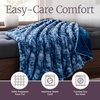 image:imageLavish Home Oversized Ruched Faux Fur Blanket Blue 60 x 80Blue