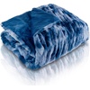 image:imageLavish Home Oversized Ruched Faux Fur Blanket Blue 60 x 80Blue