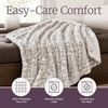 image:imageLavish Home Oversized Ruched Faux Fur Blanket Blue 60 x 80Gray