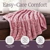 image:imageLavish Home Oversized Ruched Faux Fur Blanket Blue 60 x 80Pink